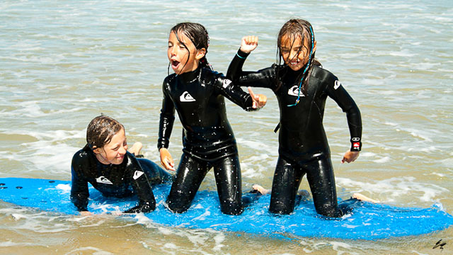 cours surf collectifs kids