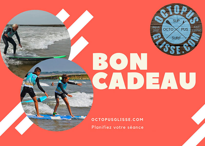 bon cadeau surf octopusglisse vendee